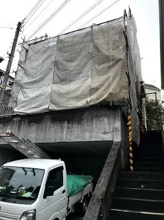 横須賀で外壁塗装工事等を着工しました。