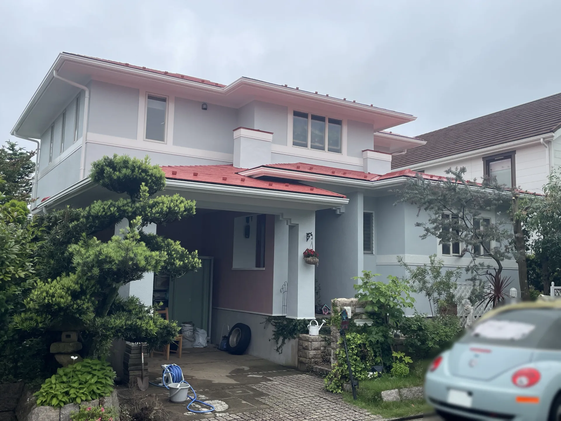 アステックペイント『55-80A×クラシックローズ』で、やさしい色合いと美しさが続く防汚外壁に。R7.4横須賀市Y様邸 | 施工事例 |  横須賀で外壁塗装・屋根塗装を依頼するなら【株式会社市川工務店】