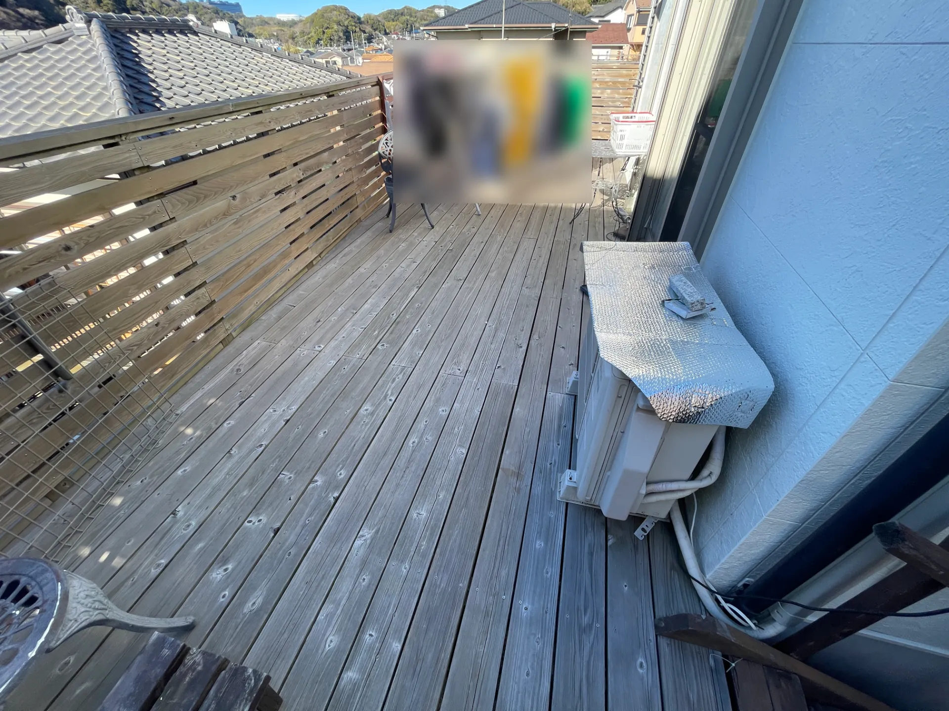 横須賀市K様邸｜ウッドデッキ塗装前