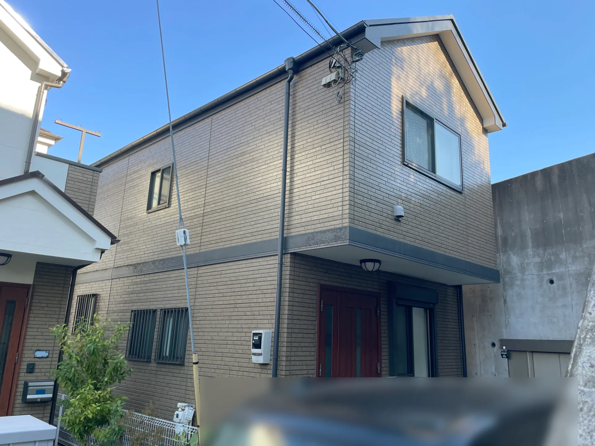 横浜市A様邸｜外壁塗装施工前