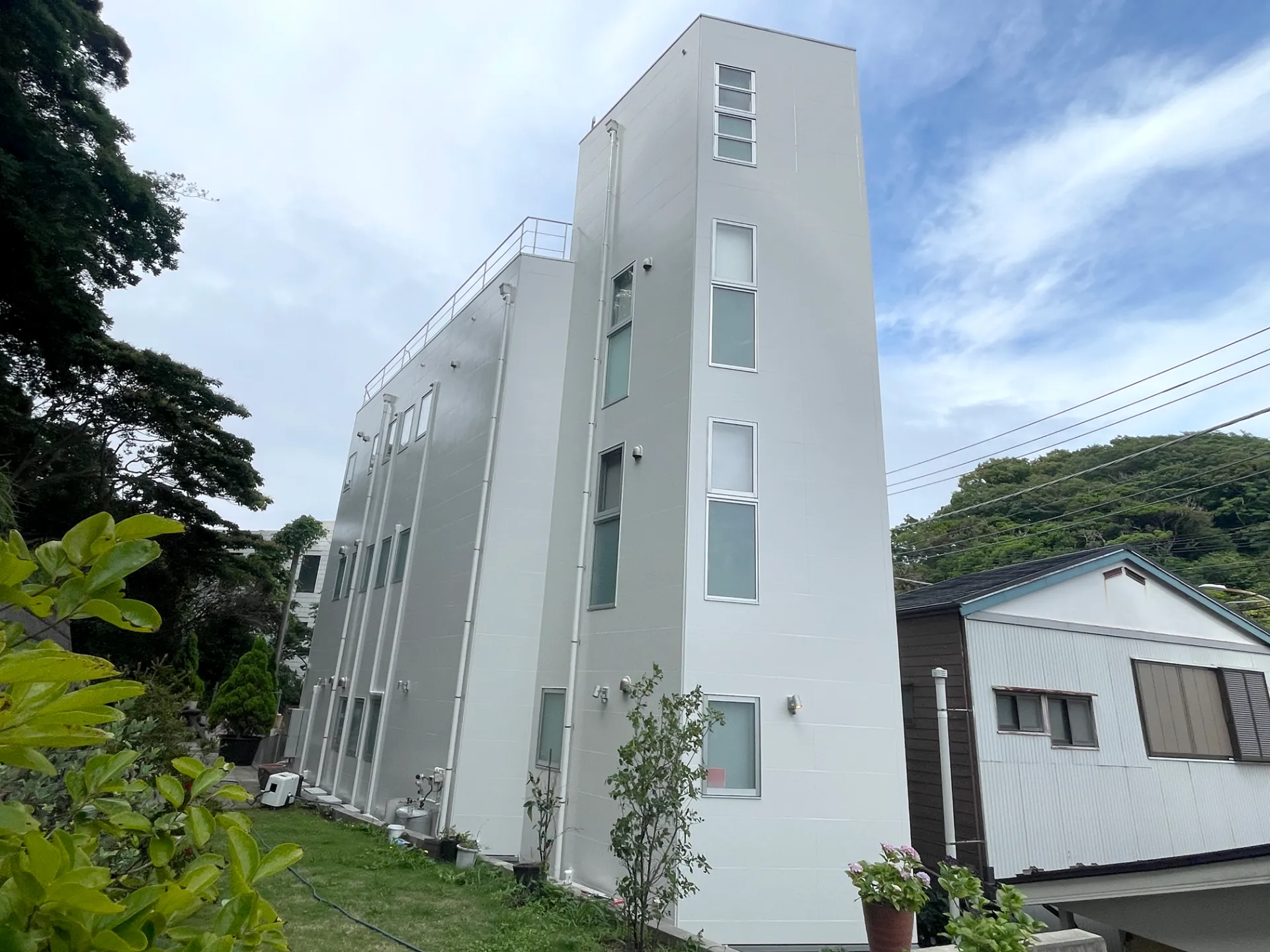 葉山町H社所有店舗｜外壁塗装施工後