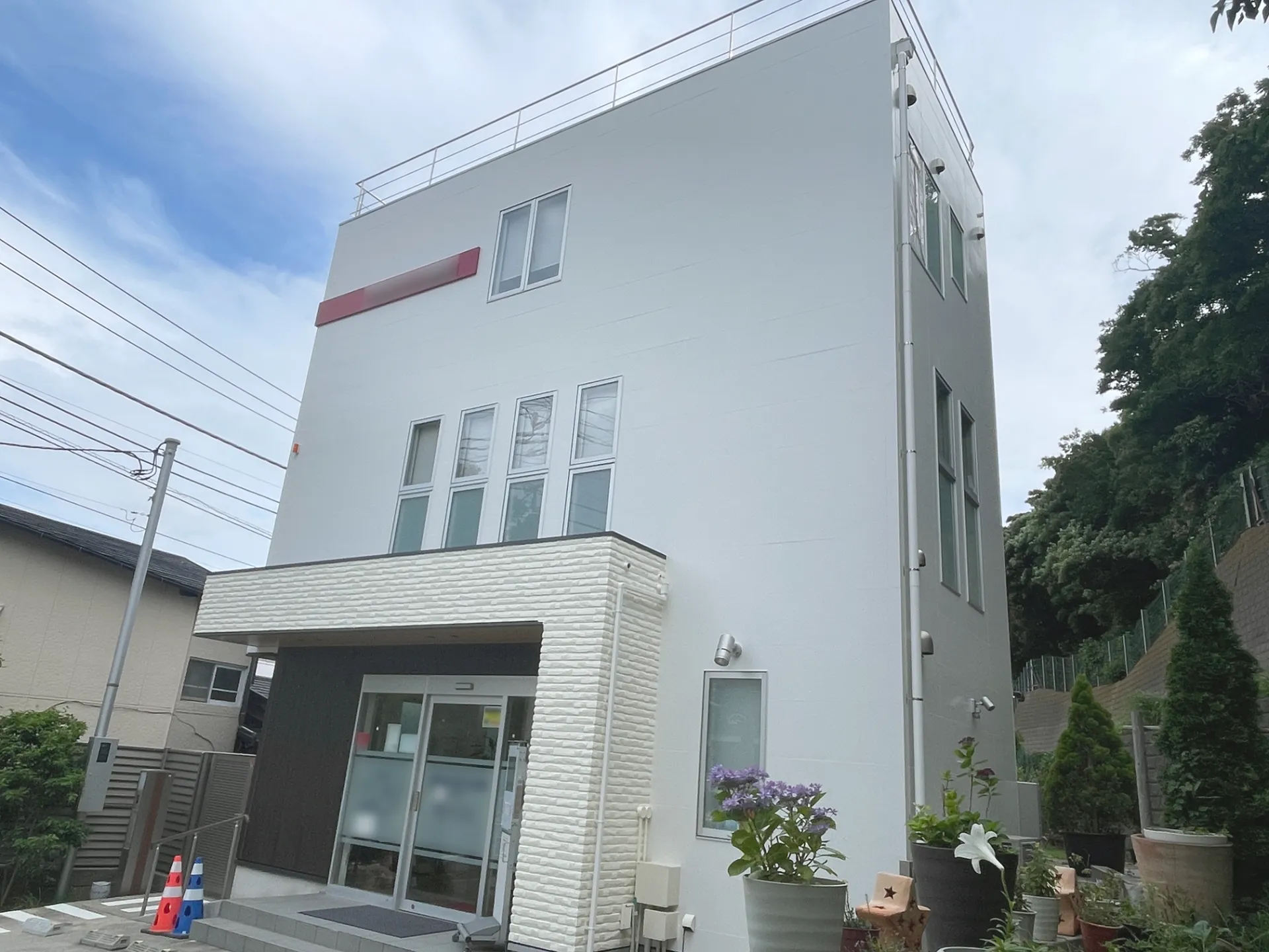葉山町H社所有店舗｜外壁塗装施工後