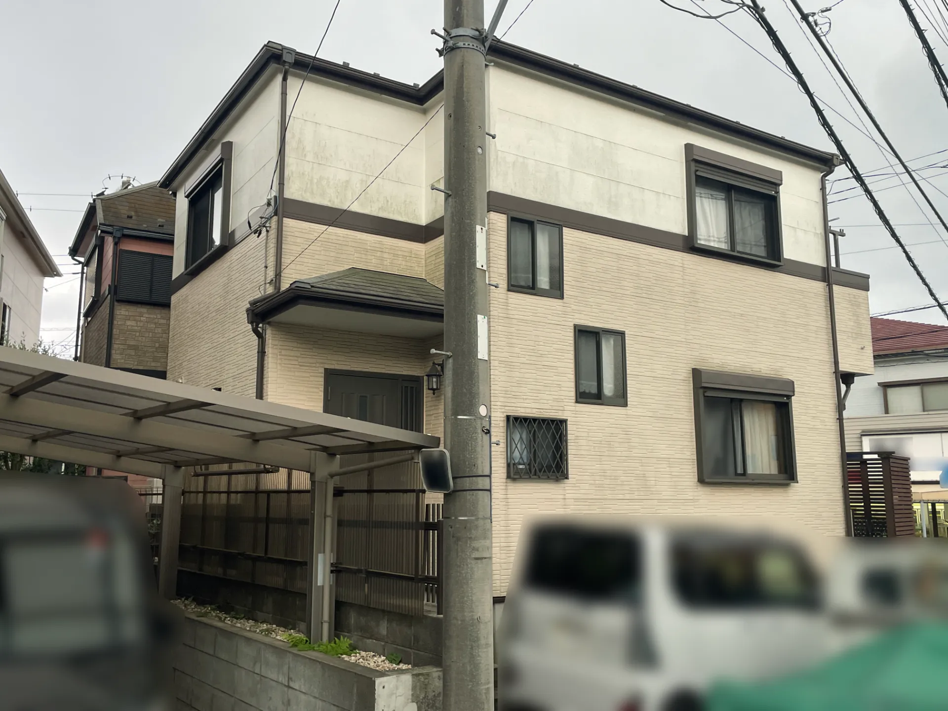 横須賀市I様邸｜外壁塗装施工前