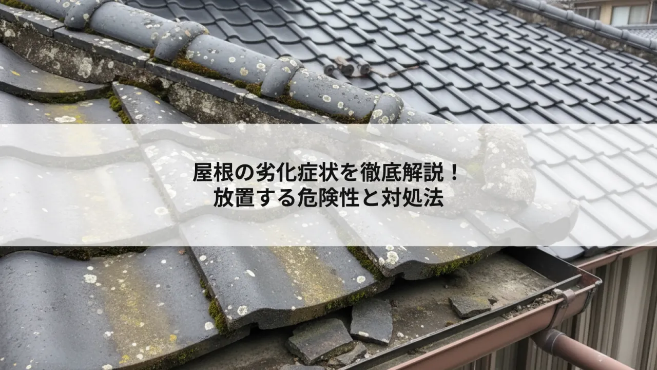 屋根の劣化症状を徹底解説!放置する危険性と対処法